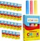 4E’s Novelty 24 Boxes Jumbo Sidewalk Chalk Party Favors Party Favors for Kids Bulk Goodie Bag Fillers Toddlers Summer Gift Toy Basket Stuffer